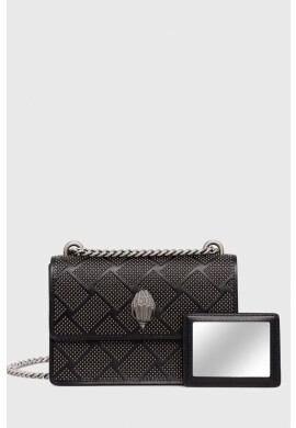 Kurt Geiger London Кожена чанта в черно - Pepit.bg