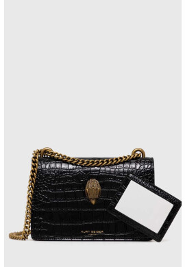 Kurt Geiger London Кожена чанта в черно - Pepit.bg