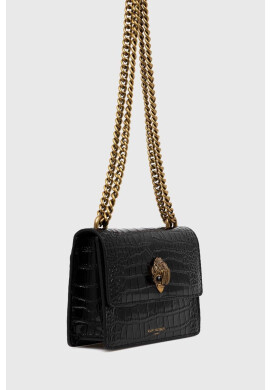 Kurt Geiger London Кожена чанта в черно - Pepit.bg