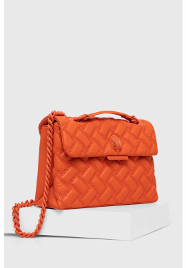 Kurt Geiger London Кожена чанта в оранжево - Pepit.bg