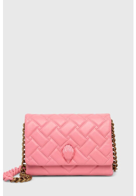 Kurt Geiger London Кожена чанта в розово - Pepit.bg