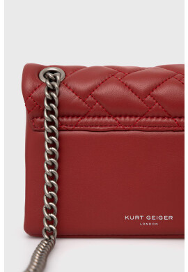Kurt Geiger London Кожена чанта в червено - Pepit.bg