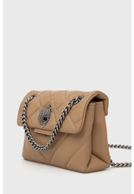 Kurt Geiger London Кожена чанта в бежово - Pepit.bg