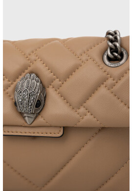 Kurt Geiger London Кожена чанта в бежово - Pepit.bg