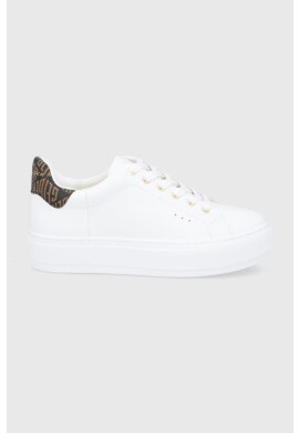 Kurt Geiger London Кожени обувки в бяло с платформа - Pepit.bg