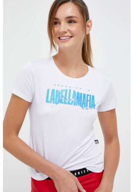 Labellamafia Тениска Acqua в бяло - Pepit.bg