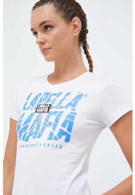 Labellamafia Тениска Hardcore Ladies в бяло - Pepit.bg