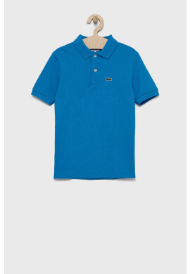 Lacoste Детска памучна тениска с яка - Pepit.bg