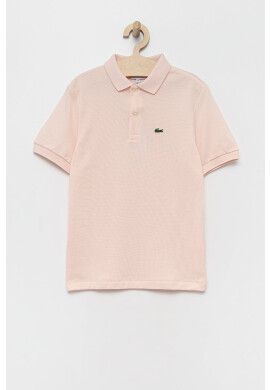 Lacoste Детска памучна тениска с яка - Pepit.bg
