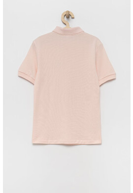 Lacoste Детска памучна тениска с яка - Pepit.bg