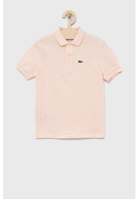 Lacoste Детска памучна тениска с яка - Pepit.bg