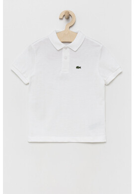 Lacoste Детска памучна тениска с яка - Pepit.bg