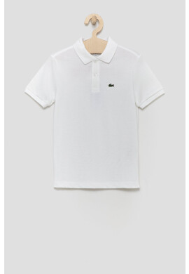 Lacoste Детска памучна тениска с яка - Pepit.bg
