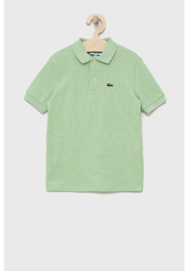 Lacoste Детска памучна тениска с яка - Pepit.bg