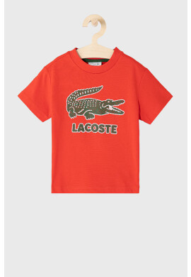 Lacoste Детска тениска в червено с принт - Pepit.bg
