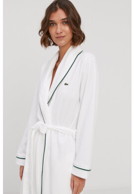 Lacoste Халат в бяло - Pepit.bg