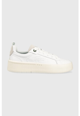 Lacoste Кожени маратонки Carnaby в бяло 45SFA0040 - Pepit.bg