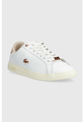 Lacoste Кожени маратонки GRADUATE PRO в бяло 44SFA0062 - Pepit.bg