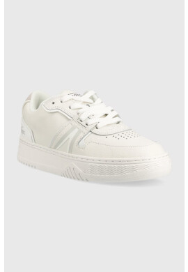 Lacoste Кожени маратонки L001 в бяло - Pepit.bg