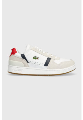 Lacoste Кожени маратонки T-CLIP в бяло 40SFA0043 - Pepit.bg