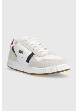 Lacoste Кожени маратонки T-CLIP в бяло 40SFA0043 - Pepit.bg