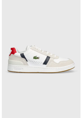 Lacoste Кожени маратонки T-CLIP в бяло 40SMA0048 - Pepit.bg