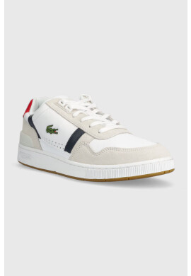 Lacoste Кожени маратонки T-CLIP в бяло 40SMA0048 - Pepit.bg