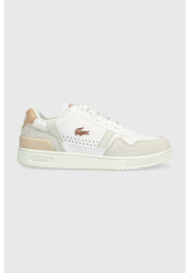 Lacoste Кожени маратонки T-CLIP в бяло 44SFA0063 - Pepit.bg