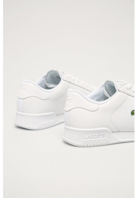 Lacoste Кожени обувки в бяло - Pepit.bg