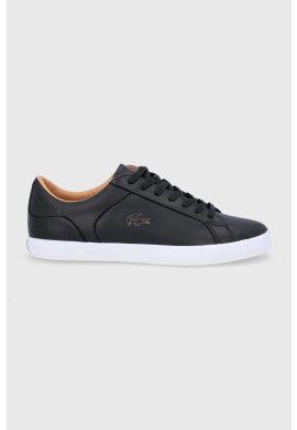 Lacoste Кожени обувки в черно - Pepit.bg