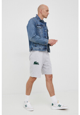 Lacoste Къси панталони в сиво меланж на - Pepit.bg