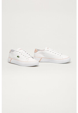Lacoste Ниски кецове дамски в бяло - Pepit.bg
