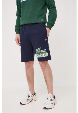 Lacoste Памучен къс панталон в тъмносиньо - Pepit.bg