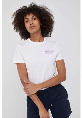 Lacoste Памучна тениска в бяло - Pepit.bg