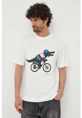 Lacoste Памучна тениска x Netflix - Pepit.bg