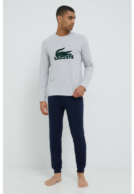Lacoste Пижама мъжка с изчистен дизайн - Pepit.bg