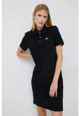 Lacoste Рокля в бяло къс модел разкроен модел - Pepit.bg