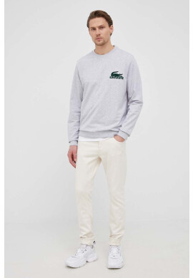 Lacoste Суичър в сиво с апликация - Pepit.bg