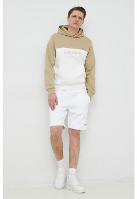 Lacoste Суичър в зелено с качулка с десен - Pepit.bg