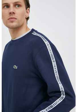 Lacoste Суичър в лилаво с изчистен дизайн - Pepit.bg