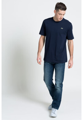 Lacoste Тениска в тъмносиньо с изчистен дизайн - Pepit.bg