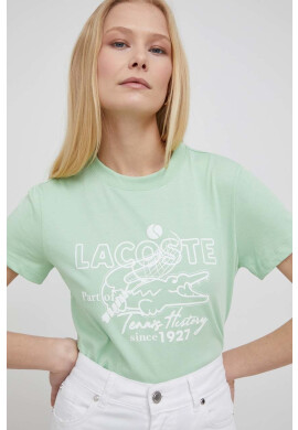 Lacoste Тениска дамски в зелено - Pepit.bg