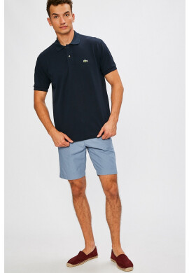 Lacoste Тениска с яка в тъмносиньо с апликация - Pepit.bg