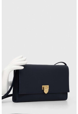 Lauren Ralph Lauren Кожен клъч в тъмносиньо - Pepit.bg