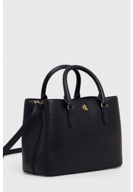 Lauren Ralph Lauren Кожена чанта в тъмносиньо - Pepit.bg