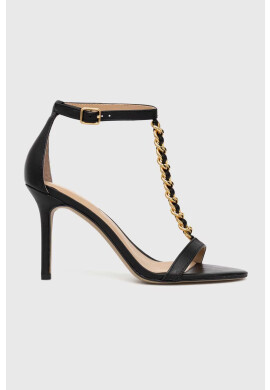 Lauren Ralph Lauren Кожени сандали KATE в черно 802884093001 - Pepit.bg