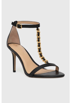 Lauren Ralph Lauren Кожени сандали KATE в черно 802884093001 - Pepit.bg