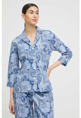 Lauren Ralph Lauren Пижама дамска в тъмносиньо - Pepit.bg