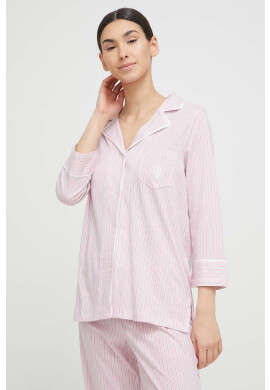 Lauren Ralph Lauren Пижама дамска в розово - Pepit.bg