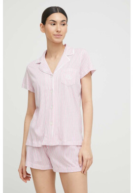 Lauren Ralph Lauren Пижама дамска в розово - Pepit.bg